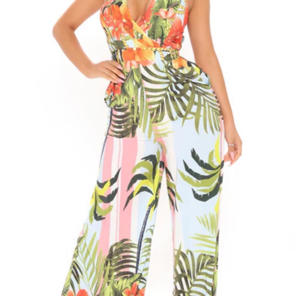 ***NWT FashionNova See You in Paradise Jumpsuit***